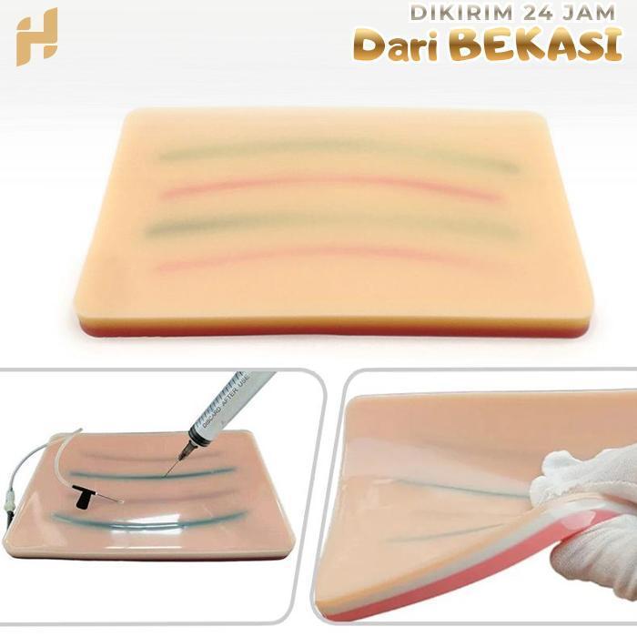 Injection Training Pad Latihan Infus Silicone Injection Pad Manekin Human Skin Suture Training