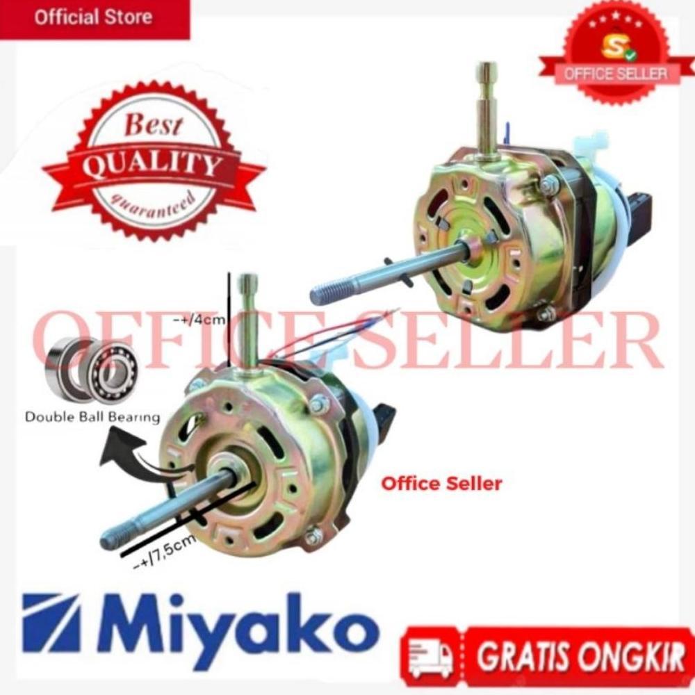 NEW PRODUCT Dinamo Kipas Angin Miyako 16 Inch - 7116 Double Ball Bearing Berdiri / Leher As Pendek /