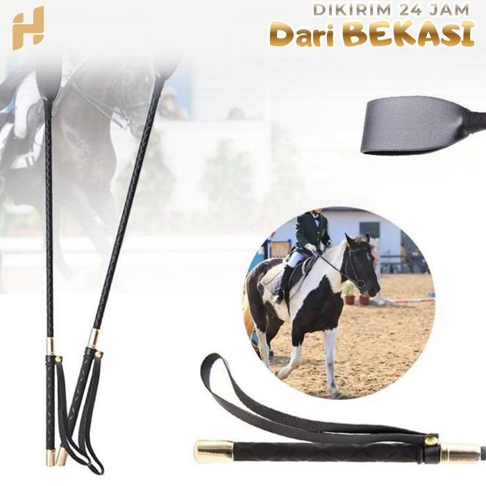 60cm Cambuk Kuda Lightweight Pecut Kulit Pecut Kuda Lumping Pu Leather Horse Whip