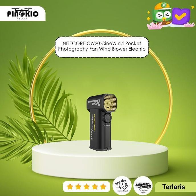 NITECORE CW20 CineWind Pocket Photography Fan Wind Blower Electric