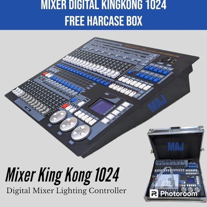 Mixer Dital Kingkong 1024 Controller Lhting Free Harcase Box