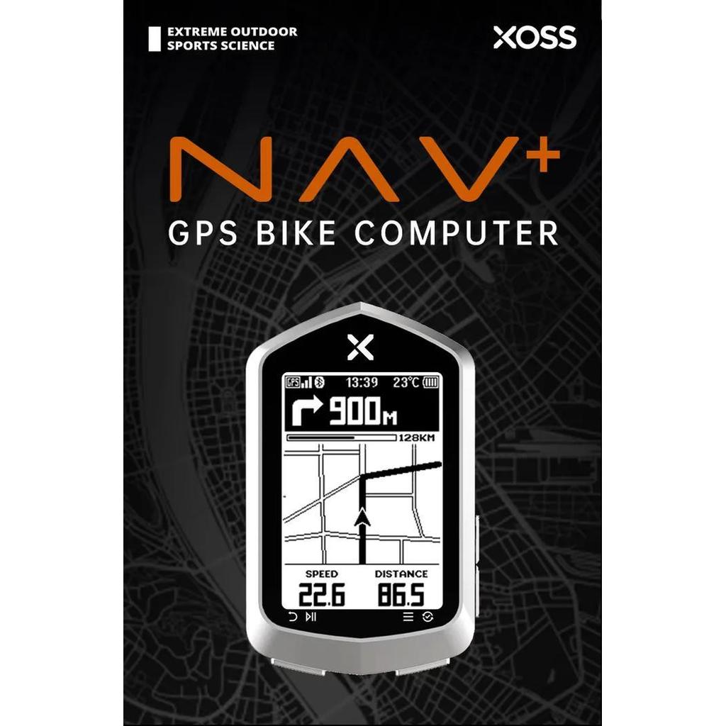 Paket Xoss Nav Plus Gps Speedometer Sepeda Built In Map Navigation