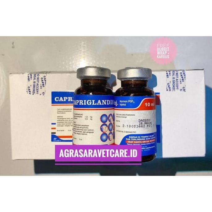 CAPRIGLANDIN INJ 10 ml (PGF) - Hormon Sinkronisasi Estrus Sapi Kambing