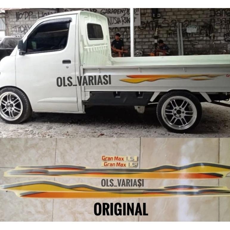 STIKER STRIPING BODY SAMPING GRAND MAX PICK UP 1.5 ORIGINAL / STICKER BODY GRAND MAX PICK UP 1.3 ORI