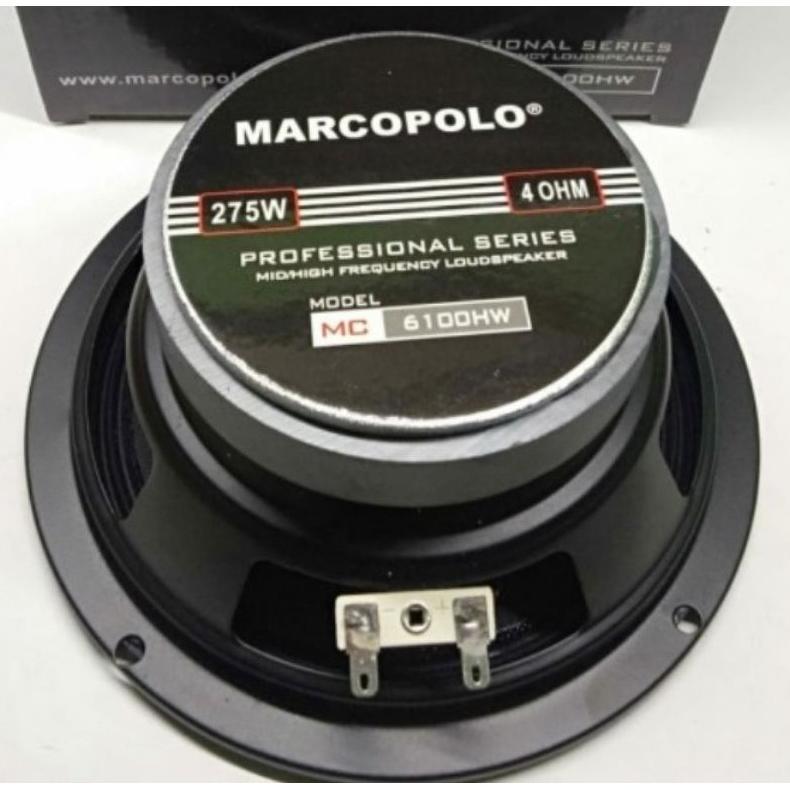 SPEAKER FULL RANGE 6 INCH MARCOPOLO MC 6100 275WATTS