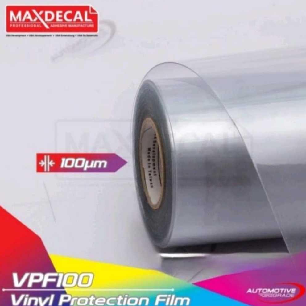 127CM STICKER MAXDECAL VPF100 VPF-100 CLEAR HD HIGH GLOSS / METER