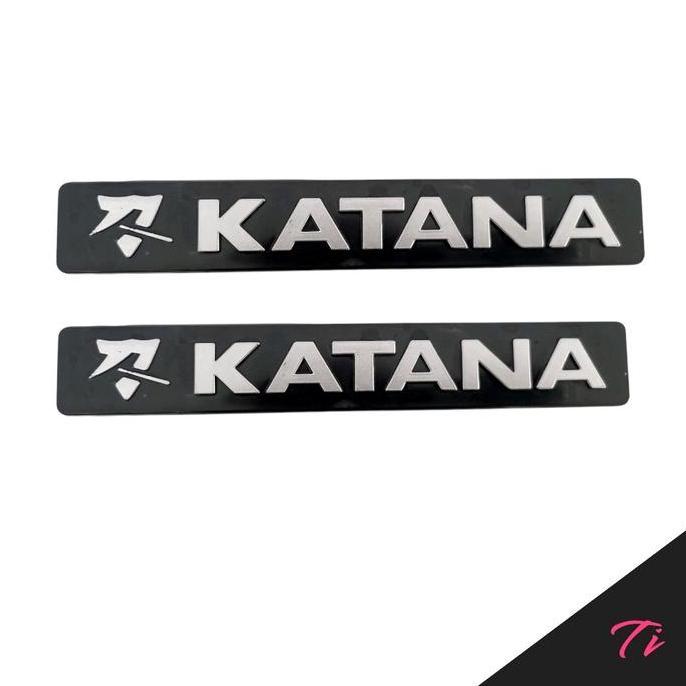 Emblem Logo Mobil Suzuki Katana / Emblem Katana / Tulisan Katana