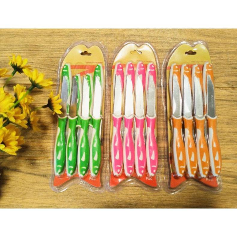 BESTPROMO PISAU IKAN SET 12PCS PISAU BUAH PISAU SAYUR ALAT PEMOTONG SATU SET LENGKAP