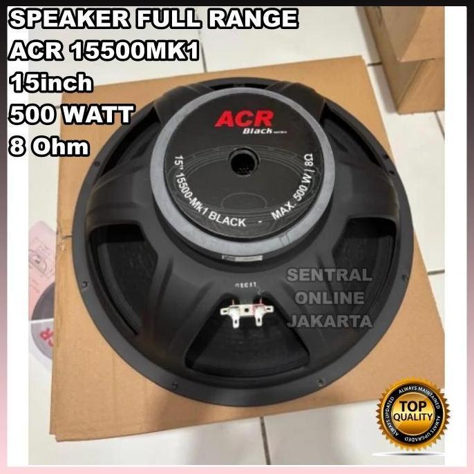 SPEAKER ACR 15inch 15500 MK1 SPEAKER ACR 15500MK1 15in FULL RANGE 500 WATT ORIGINAL