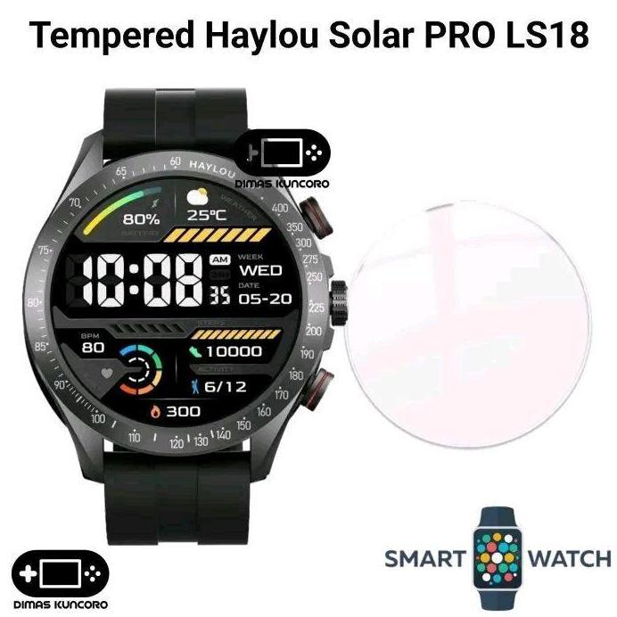 Tempered Haylou Solar PRO LS18 antigores glass screen guard layar lcd haylou solar pro ls18