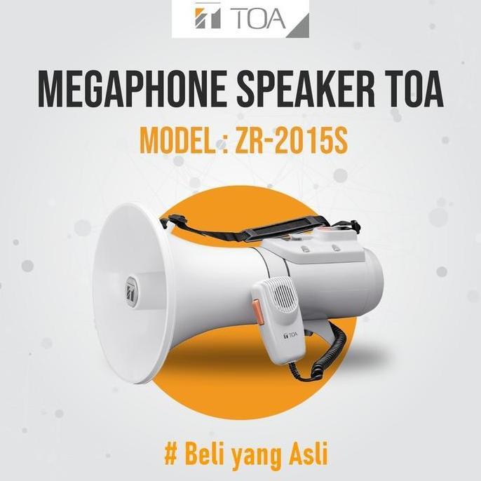 Megaphone Speaker TOA Speaker Demo Portable Model ZR 2015S