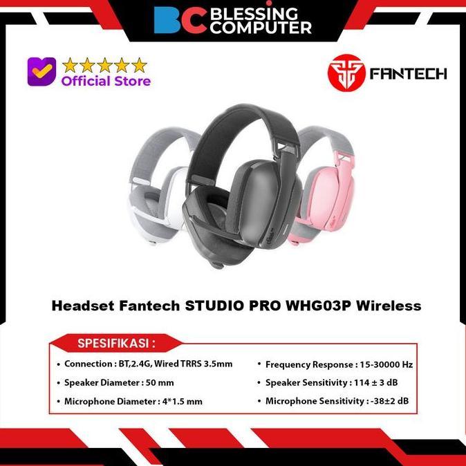 Headset Fantech STUDIO PRO WHG03P Wireless