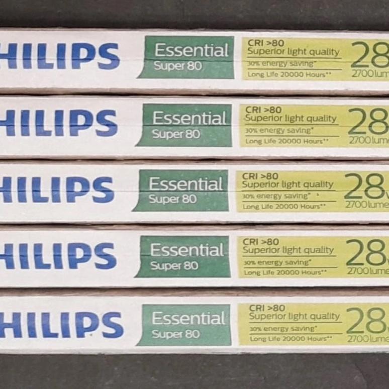 Philips TL-5 lampu tl5 28W 830 840 865 t5 essential 28 watt
