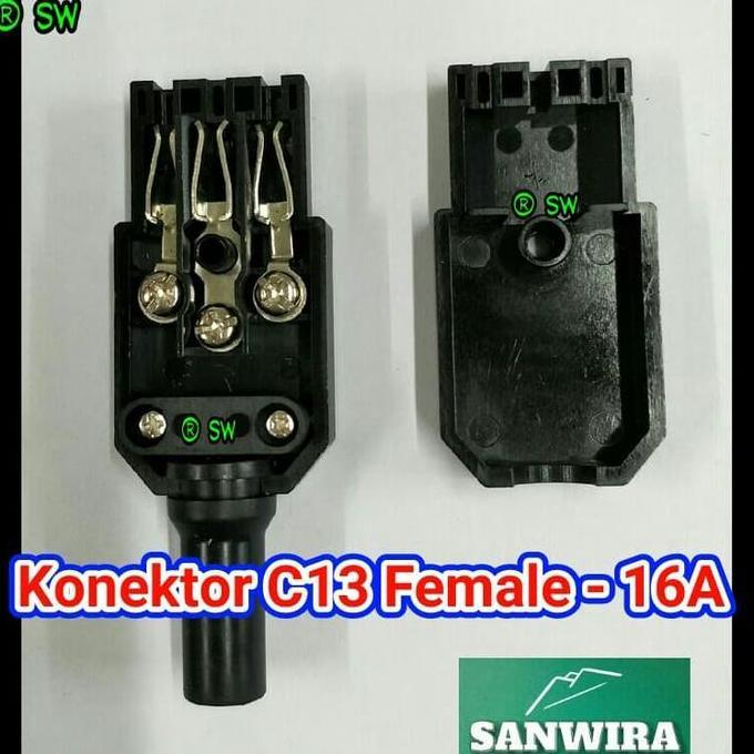 Comp- Konektor C13 Female - 16 Ampere (Socket C13 F)