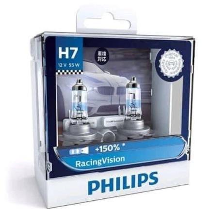 PHILIPS RacingVision H4 H7 12v Pasti Asli PHILIPS