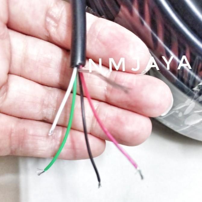 Promo Kabel Serabut 4 Jalur 100Meter Kabel Kontrol isi 4 Plus Ground Kabel Serabut 24Awg Diskon