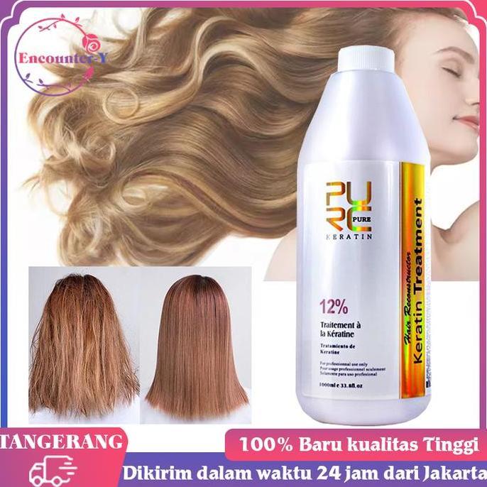 ZASSAT Keratin Treatment Smoothing 12% 1000ml Treatment Keratin Rambut PURC Treatment Brazilian Smoo