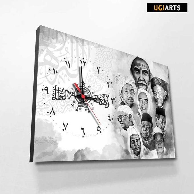 Jam Dinding Nu Nahdlatul Ulama Mbah Hasyim Habib Lutfi Gus Baha