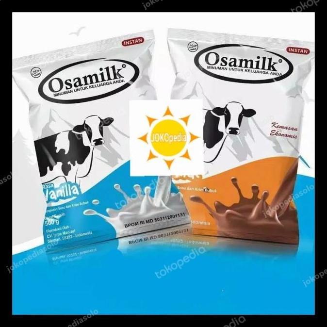 paket 1kg isi 2 susu osamilk gemuk badan original murah