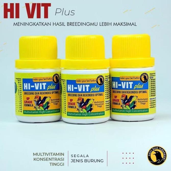 Dufawashop1 - Hi VIT HI-VIT NUTRIBIRD MULTIVITAMIN TINGGI UNTUK BREEDING TERNAK SEGALA MACAM JENIS B