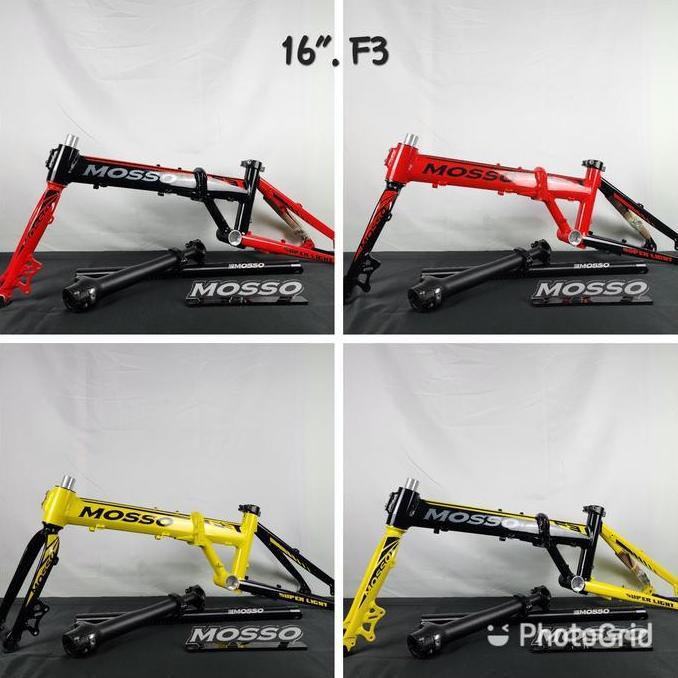 Murah Frame Fork Lipat Mosso F3 Disc 16 Inch