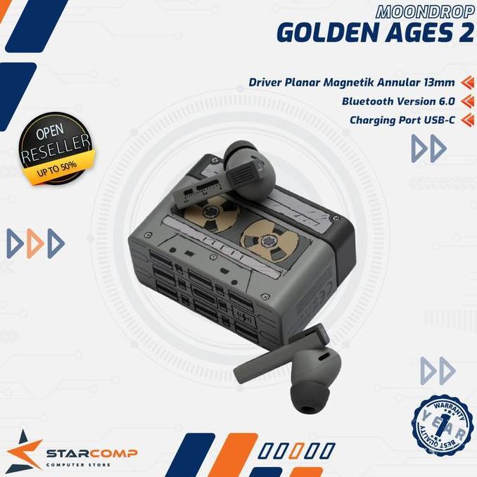 Moondrop Golden Ages 2 TWS Planar Driver Bluetooth