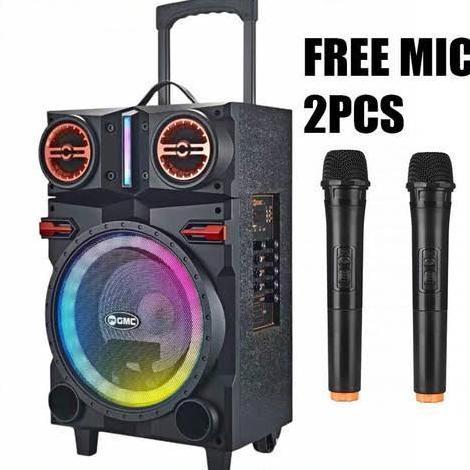 Speaker Portable GMC 897U Mic Wireless