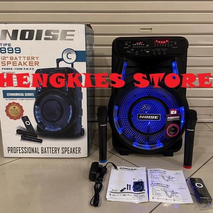 SPEAKER NOISE 899C / NOISE 899 C ( SPEAKER 12 INCH + 2 MIC WIRELESS )
