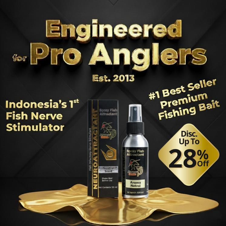 Neuroattractant Spray Always Strike - Fish Attractant Bukan Essen Mancing Ikan Mas Nila Lele Patin B