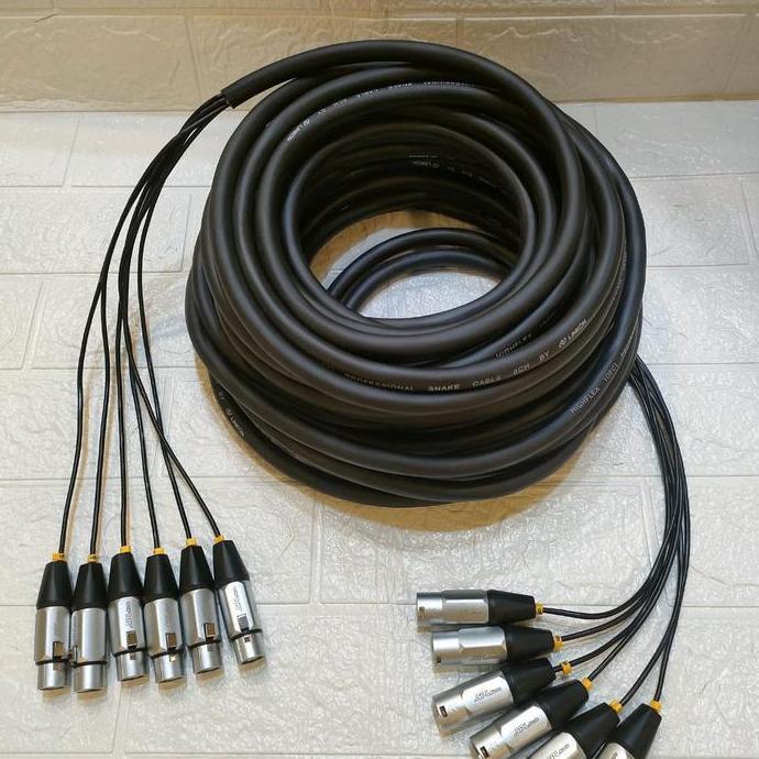 kabel snake isi 6/kabel snake 6ch xlr male-female SPL Audio lengkap 30M