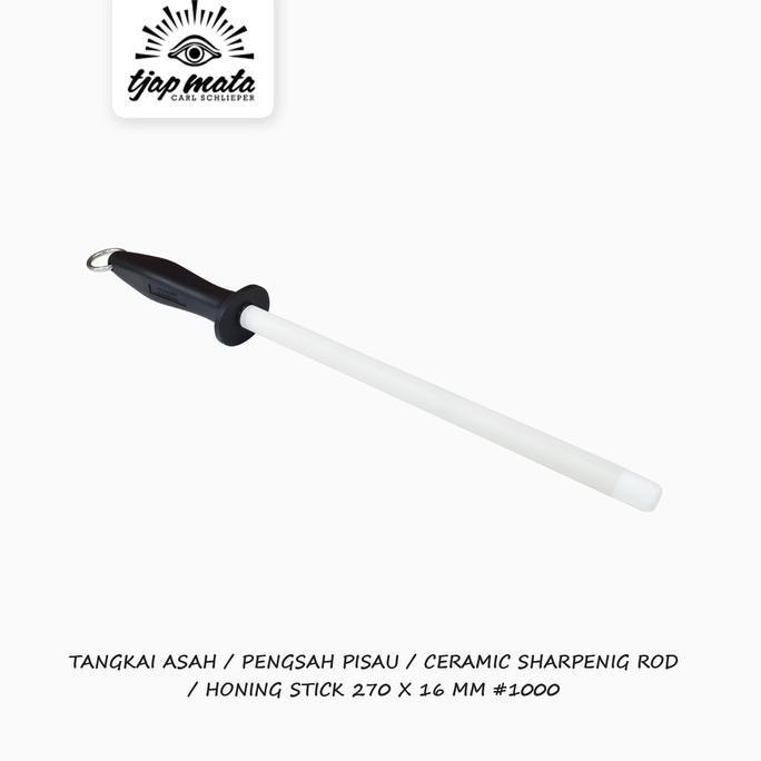 (Best) TJAP MATA / CAP MATA Tangkai Asah / Pengasah Pisau, Ceramic Sharpening Rod / Honing Stick, Do