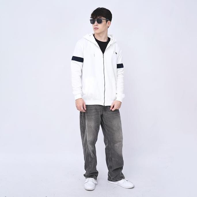 Hombre- New- Ryusei Jaket Pria Loyalty Cmb White