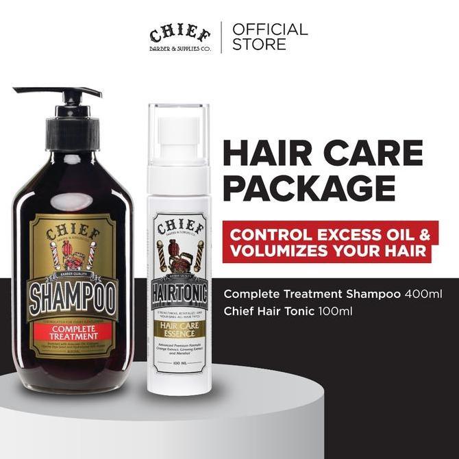Bebasaja- Chief Ramadan Fresh Hair Set - Chief Hairtonic 100Ml & Chief Shampoo