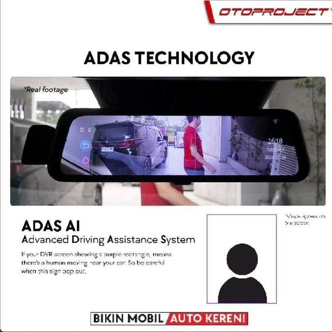 Promo OTOPROJECT CAR DASH CAM NEXUS 4K + REAR FULL HD CAM DASHCAM SPION PREMIUM MOBIL Kamera Depan 1