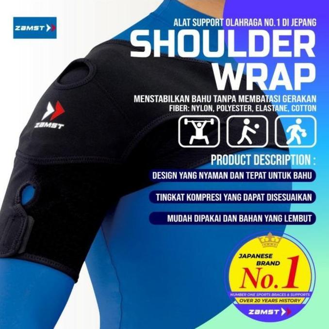 Shoulder Support Wrap Penyangga Bahu Zamst Japan