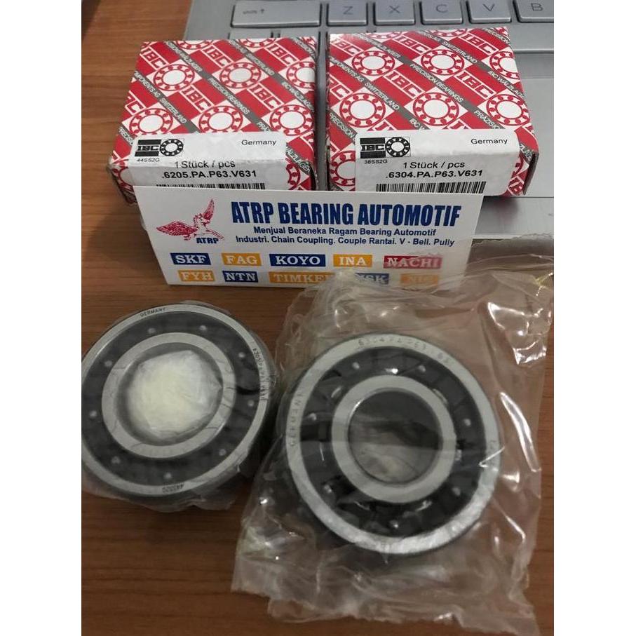 BEARING KRUK AS MOTOR YAMAHA JUPITER Z RX KING RXZ RXS VEGA R  6205 PAP63 6304 PAP63 IBC GERMANY