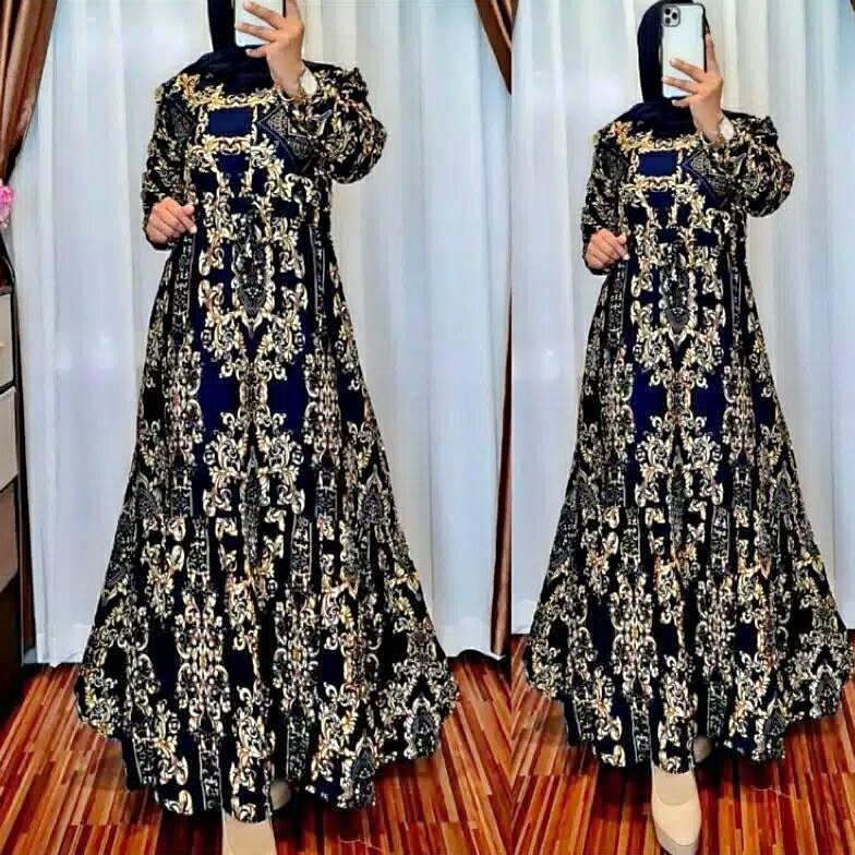 PREMIUM GAMIS SULTAN DEWASA MOTIF TERBARU BAHAN KATUN (GAMIS NEW) COD