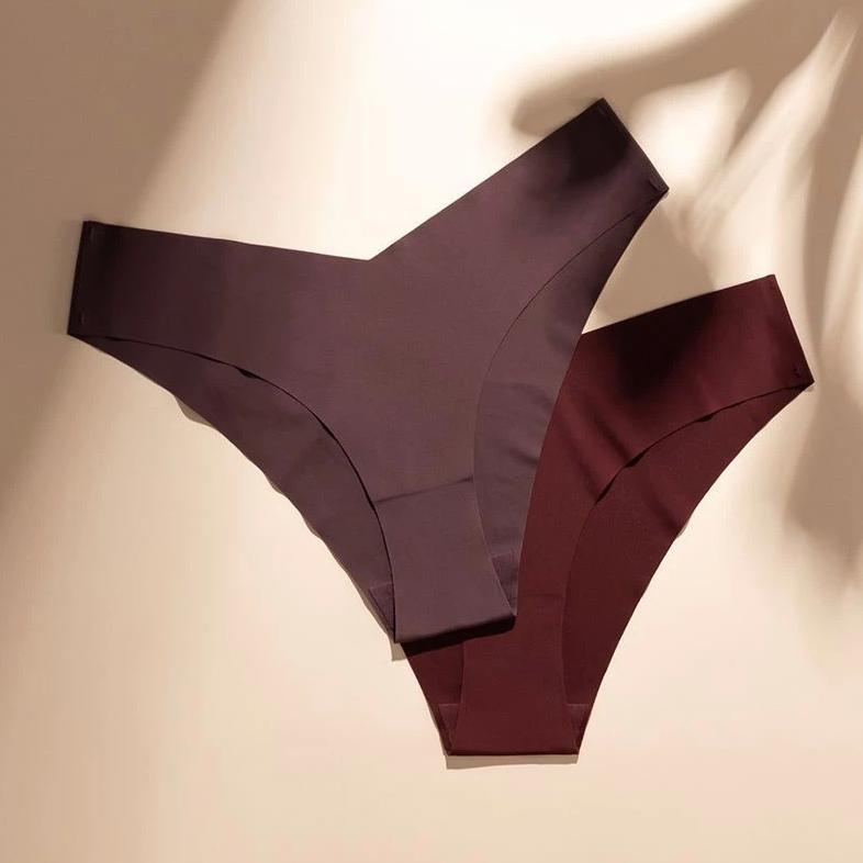 BIG PROMO Feminin Celana Dalam Seamless V Shape Underware Sexy CD Tipis Panties Anti Jimplak Tipe Th