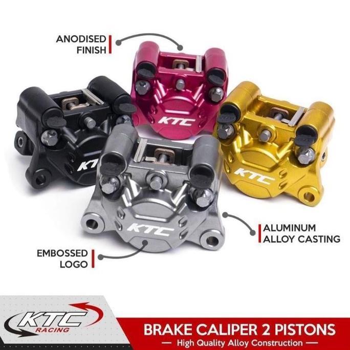 KALIPER PALA BABI KTC RACING 2 PISTON SLIM KTC RACING ORIGINAL UNIVERSAL