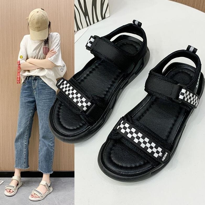 Nl1027 - Sandal Tali Anti Slip Fashion Wanita Import