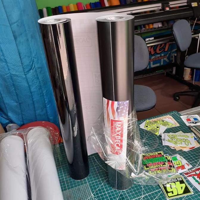 Sticker hitam doff/glossy maxdecal max decal