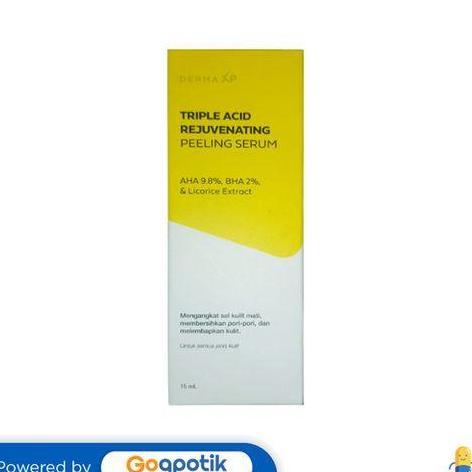 DERMA XP TRIPLE ACID REJUVENATING PEELING SERUM 15 ML