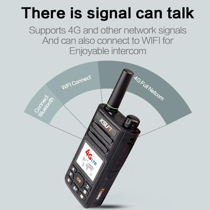 Ksuntfsi Walkie Talkie Ksw Zello Ht Jarak Jauh 1000Km Handy Talky Terbaru 
