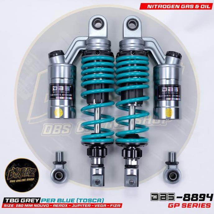 SHOCK DBS 8894-280MM GP SERIES SEMUA MOTOR MATIC MAUPUN BEBEK DAN MOTOR SPORT UNTUK DOUBLE SHOCK.