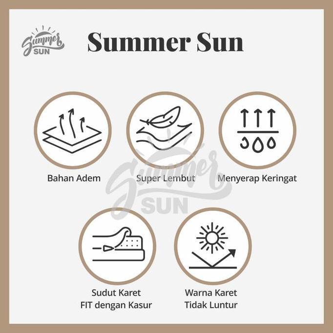 Promo Full Set Bed Cover Set Theresia - Summersun