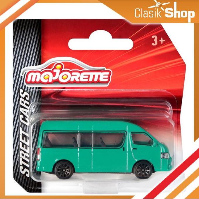Majorette Street Cars Toyota Hiace Hijau