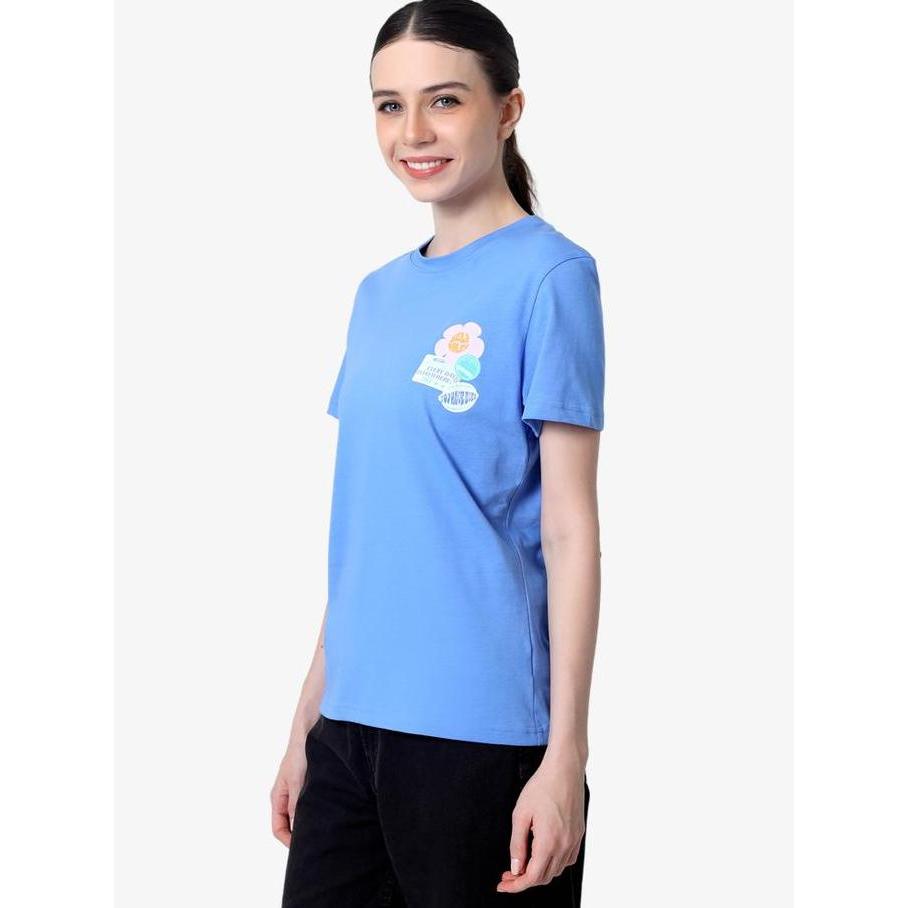 TONIQUE Kaos Wanita Katun Combed 24s Grafis Reguler Fit CELINE Women's Regular Fit Cotton Combed 24s