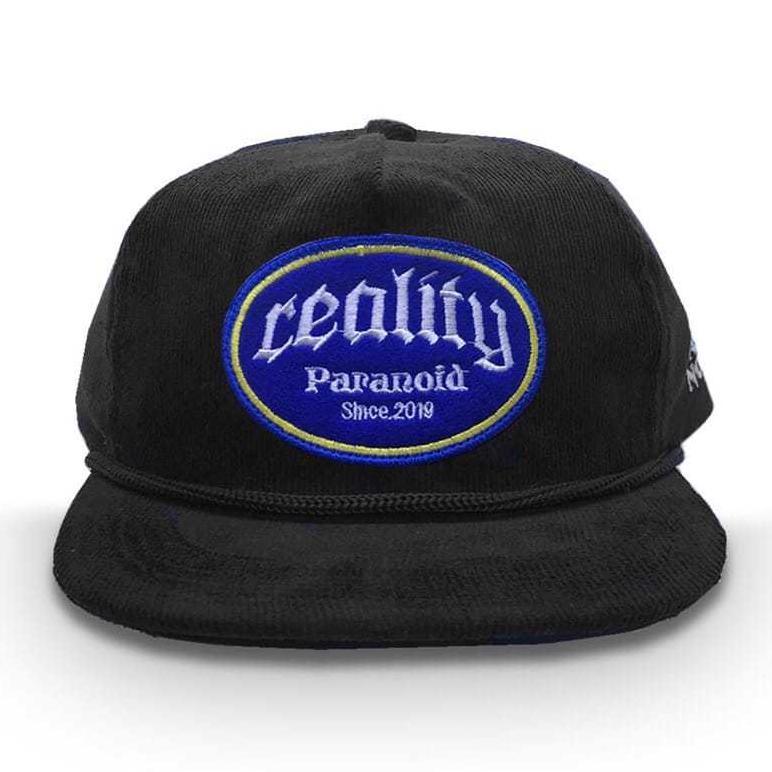 OFFICIAL Topi Ropehat Corduroy Black Reality PARANOID KEKINIAN