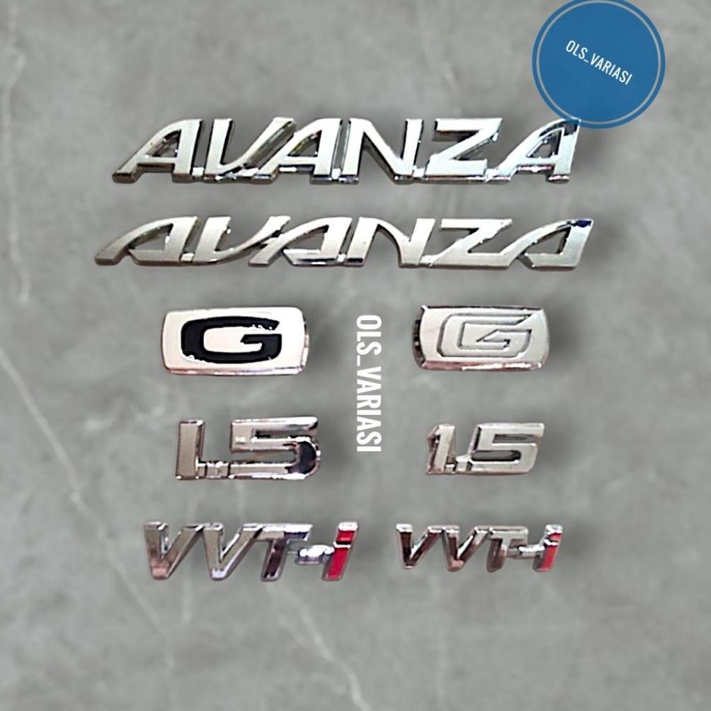 PROMO EMBLEM AVANZA / LOGO AVANZA / EMBLEM LOGO TULISAN AVANZA / EMBLEM AVANZA OLD / EMBLEM AVANZA N