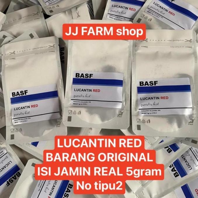 LUCANTIN RED BASF GERMANY 5GRAM JAMINAN ASLI PEWARNA IKAN MERAH STRONG